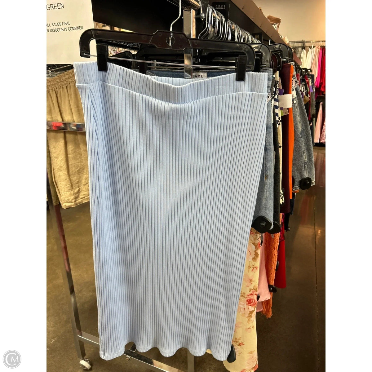 Skirt Maxi By Old Navy In Blue, Size: L