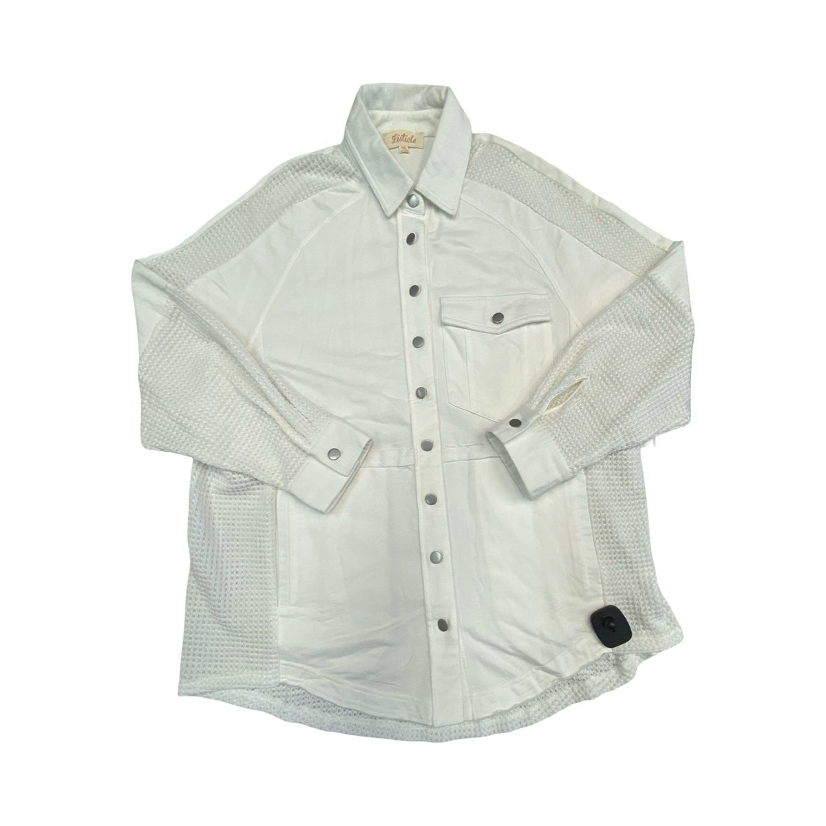 Jacket Shirt By Listicle In White, Size:M