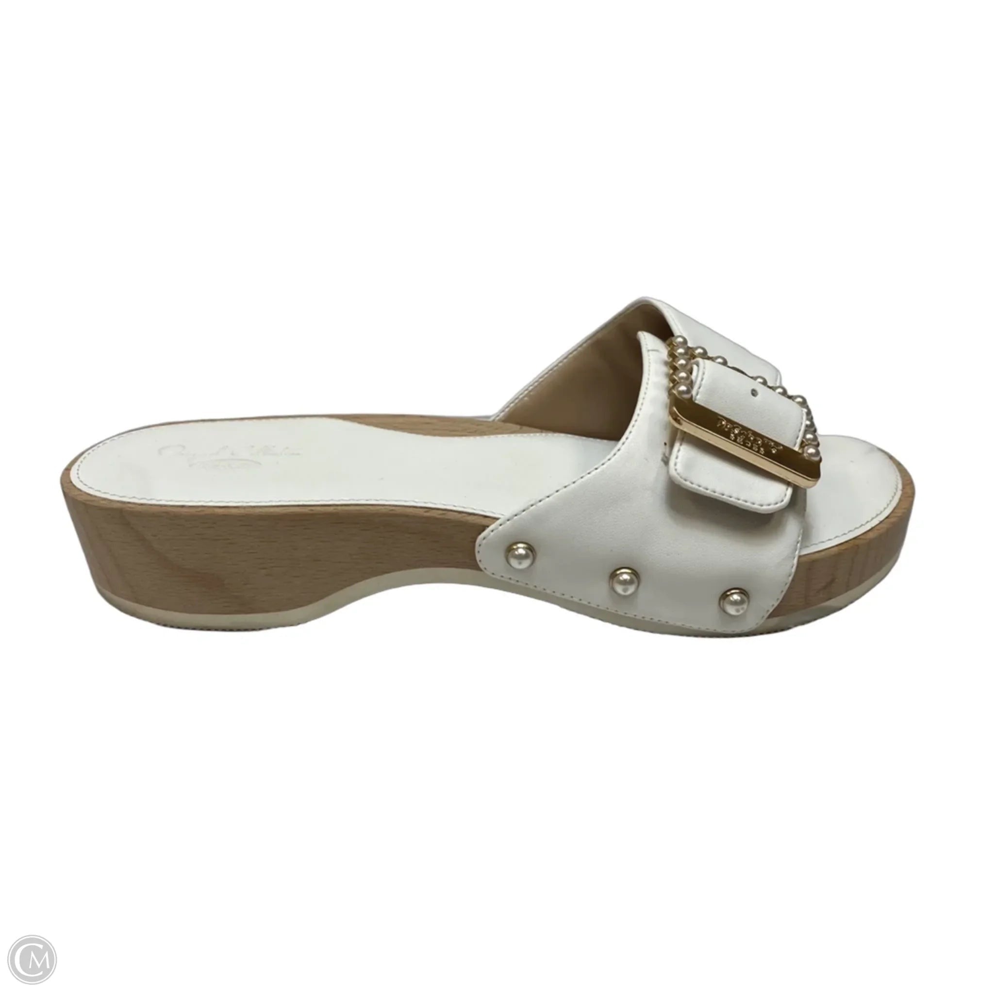 Sandals Heels Platform By Dr Scholls In White, Size: 8