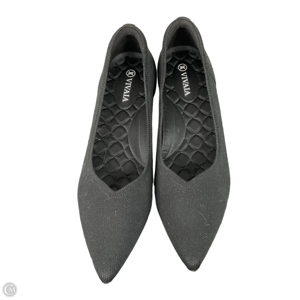 Shoes Heels Kitten By Vivaia In Black, Size: 7.5