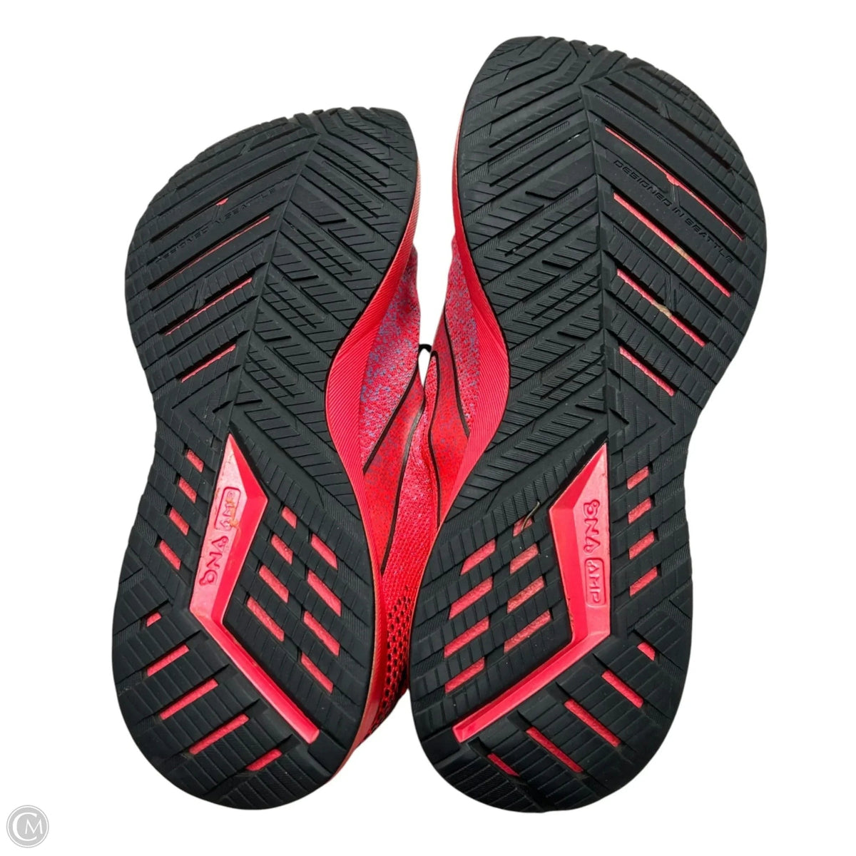 Shoes Athletic By Brooks In Blue & Red, Size: 10.5