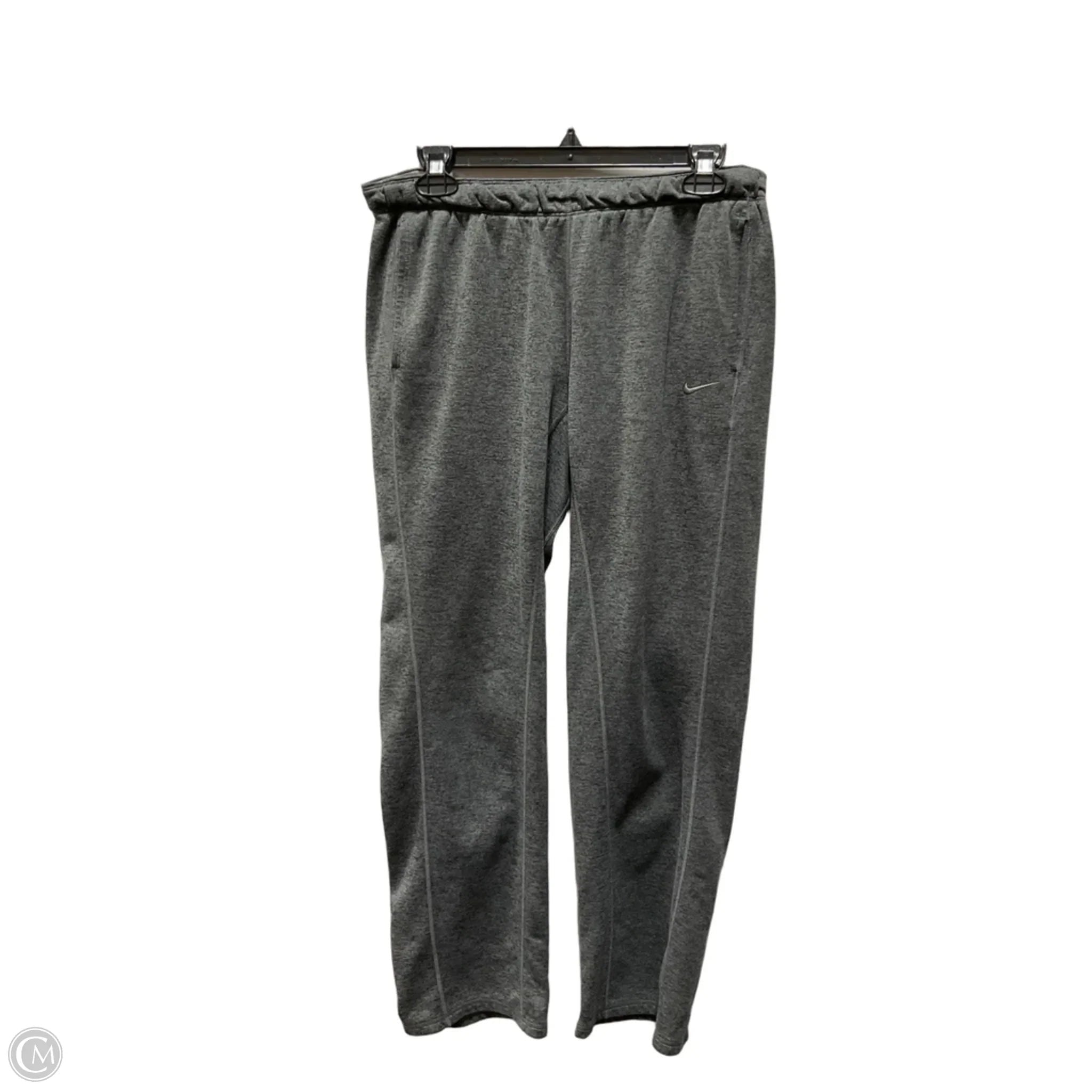 Athletic Pants By Nike In Grey, Size: M