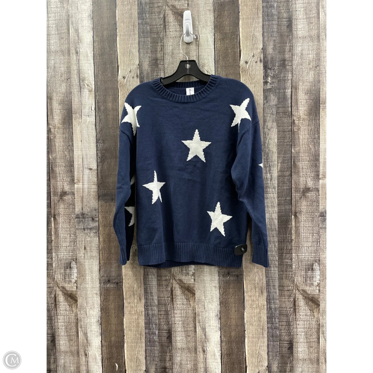 Sweater By Abound In Blue & White, Size: Xs