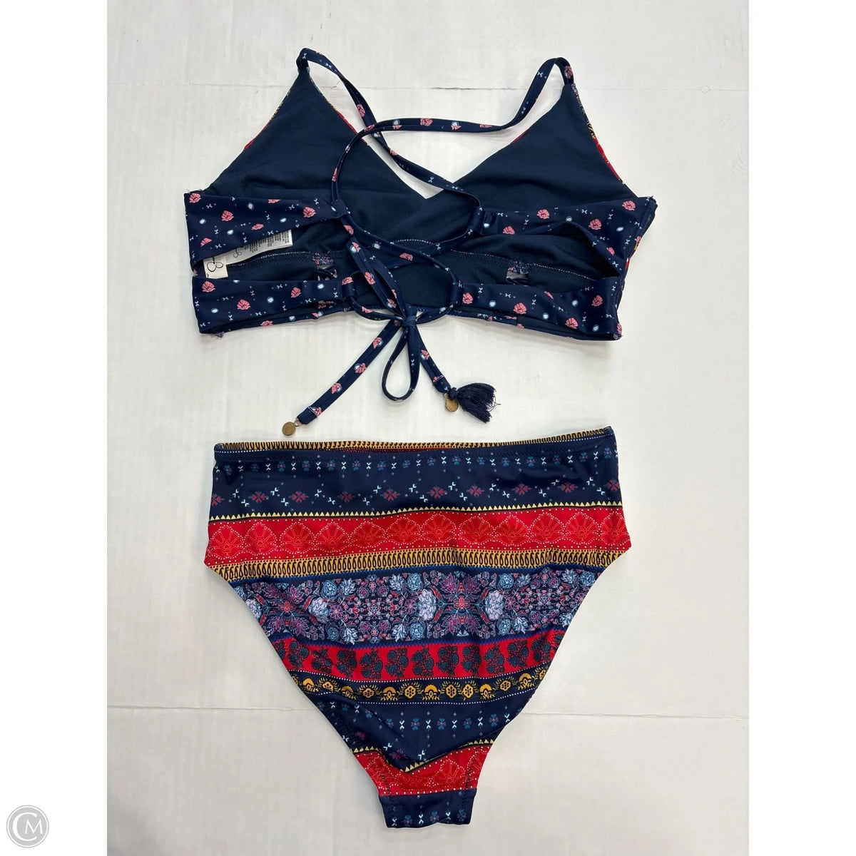 Swimsuit 2pc By Jessica Simpson In Blue, Size: M