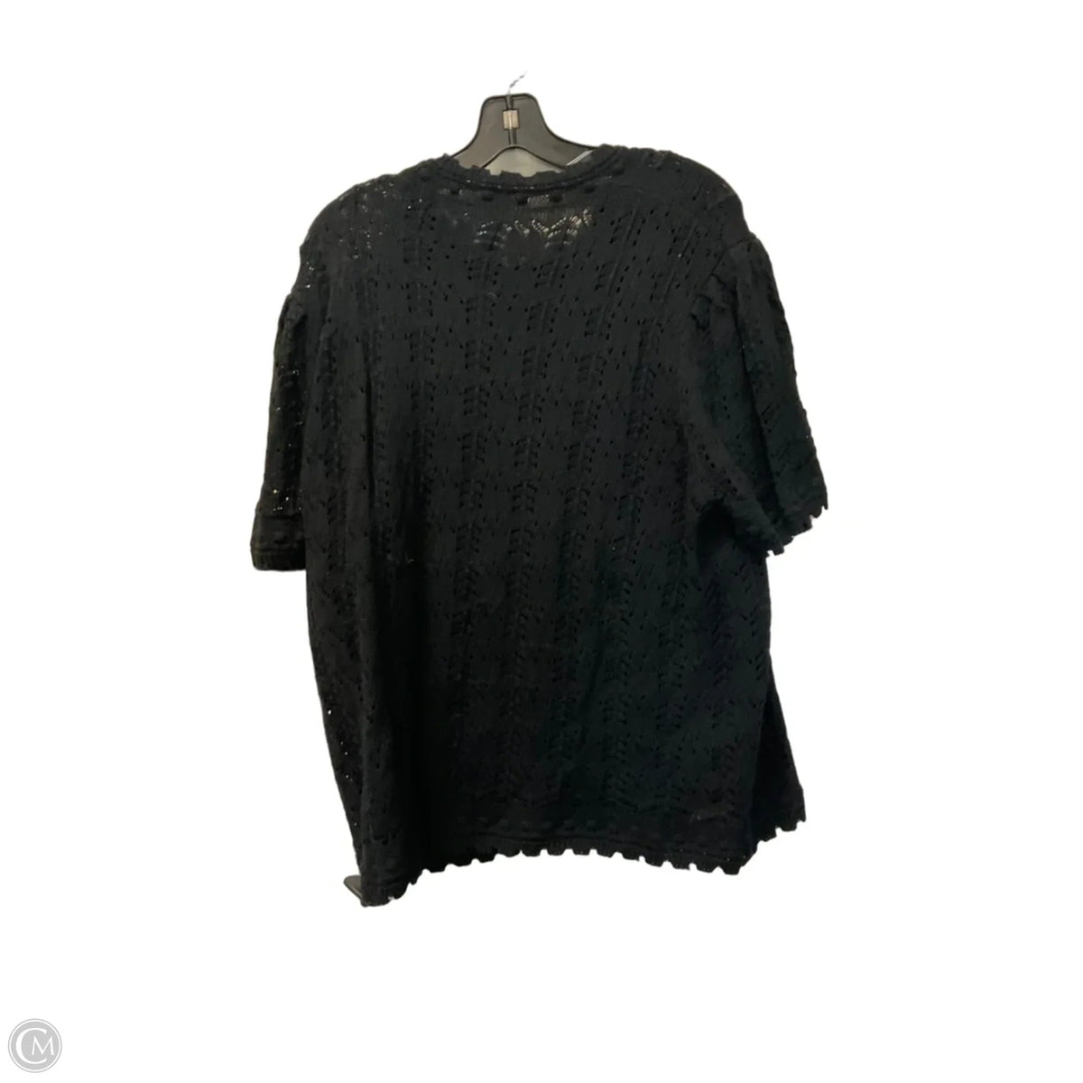 Top Short Sleeve By Baltic Born In Black, Size: 3x