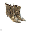 Boots Ankle Heels By Franco Sarto In Snakeskin Print, Size: 9