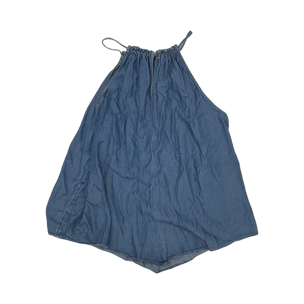 Blouse Sleeveless By Maurices In Blue, Size:3X
