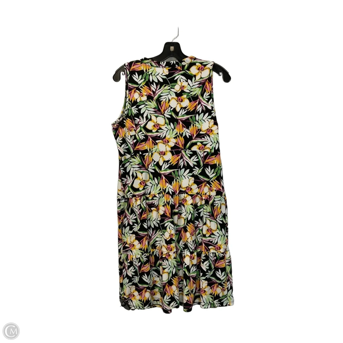 Dress Casual Short By White House Black Market In Tropical Print, Size: S