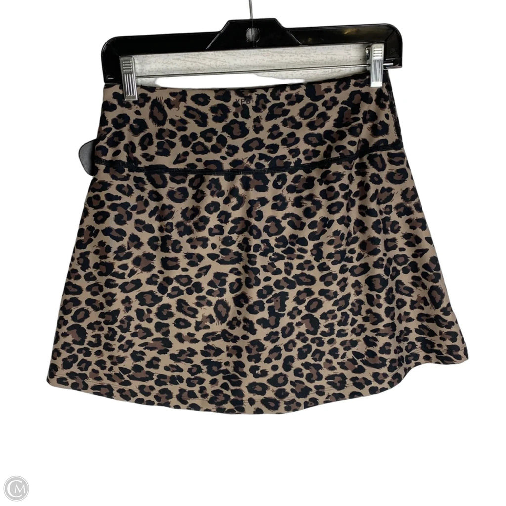 Athletic Skort By Abercrombie And Fitch In Animal Print, Size: M
