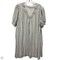Dress Casual Midi By Indigo Rose In Striped Pattern, Size: L