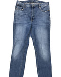 Jeans Straight By Old Navy In Blue Denim, Size:16L