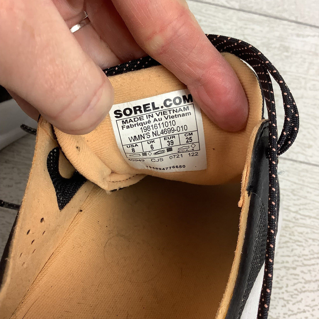 Shoes Athletic By Sorel In Black, Size: 8