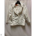 Jacket Denim By Chicos In White Denim, Size: L