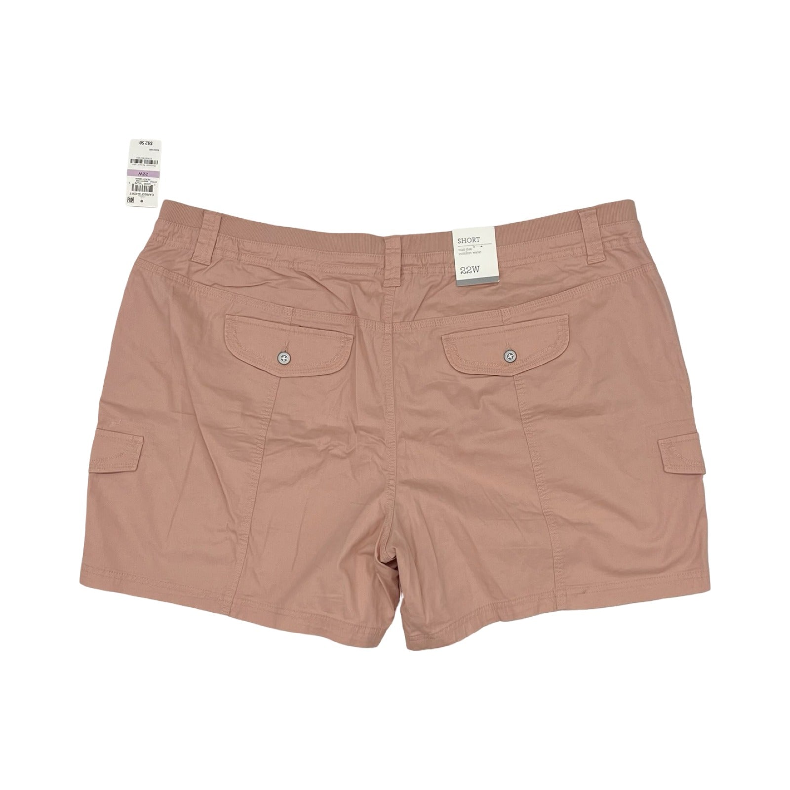 Shorts By Style And Company In Peach, Size:22