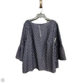 Top Long Sleeve By Talbots In Blue, Size: 3x