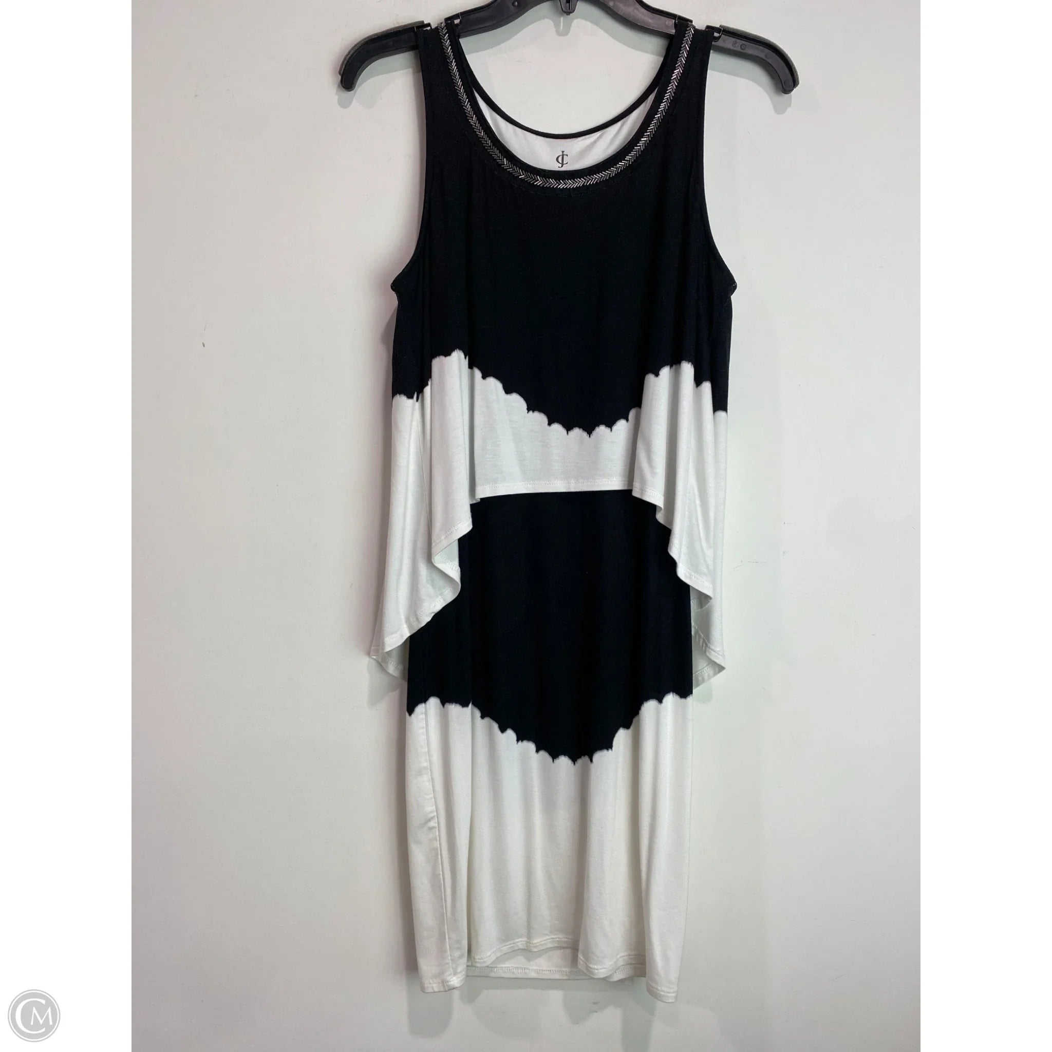 Dress Casual Midi By Juicy Couture In Black & White, Size: S