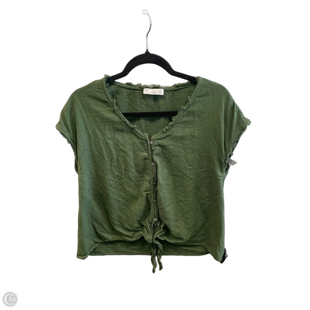 Top Short Sleeve By 89th And Madison In Green, Size: M