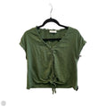 Top Short Sleeve By 89th And Madison In Green, Size: M