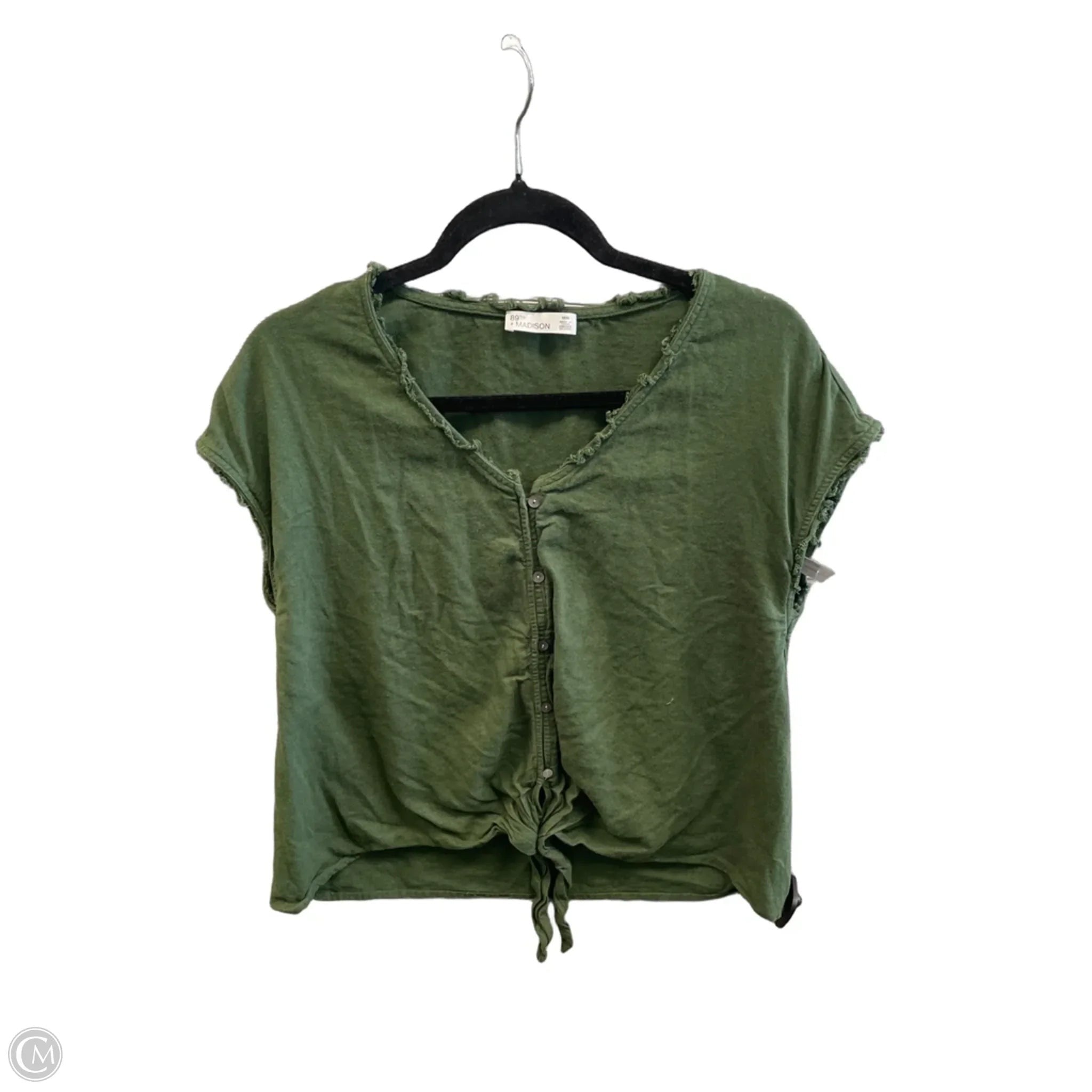 Top Short Sleeve By 89th And Madison In Green, Size: M