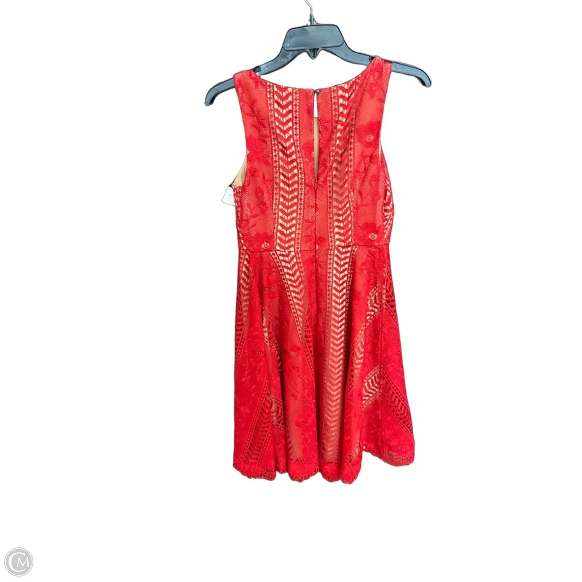Dress Casual Midi By Anthropologie In Red, Size: 0