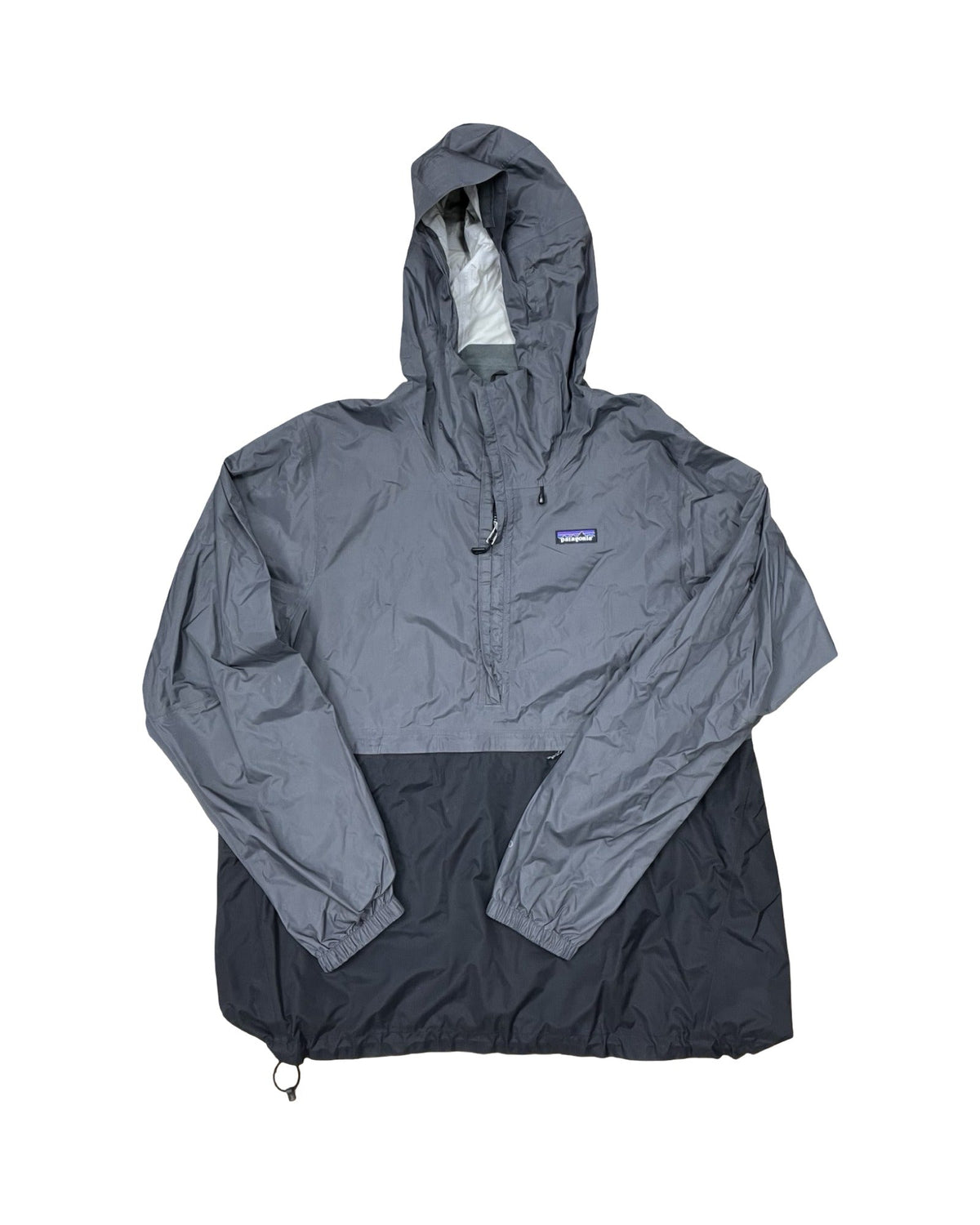 Sweatshirt Hoodie By Patagonia In Black & Grey, Size:Xl