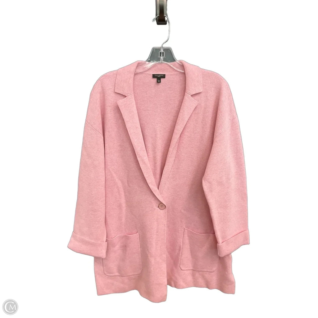Blazer By Talbots In Pink, Size: Xlp