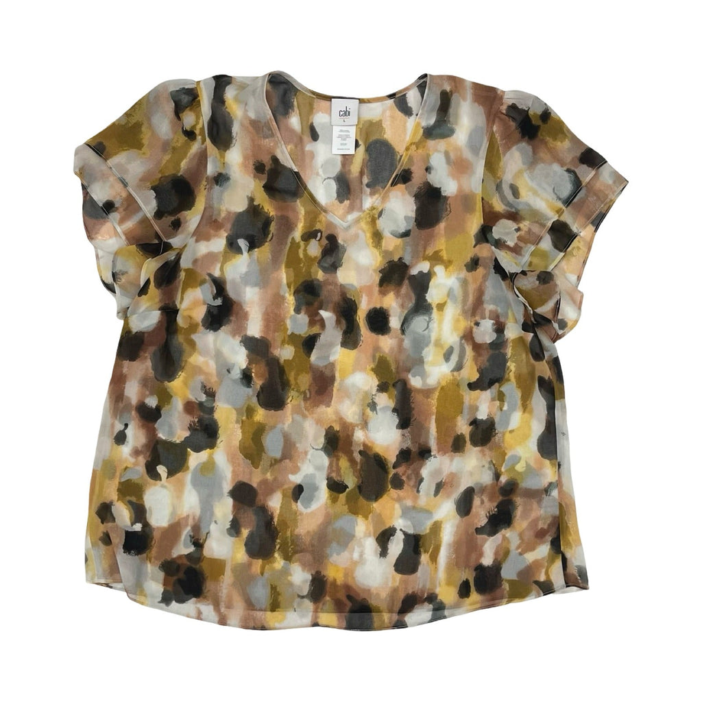 Blouse Ss By Cabi In Multi, Size:L