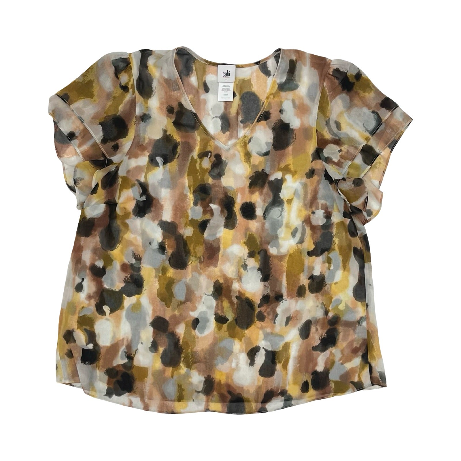 Blouse Ss By Cabi In Multi, Size:L