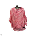 Top 3/4 Sleeve By Kim Rogers In Pink, Size: L