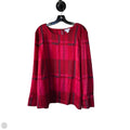 Top Long Sleeve By Liz Claiborne In Red, Size: Xxl