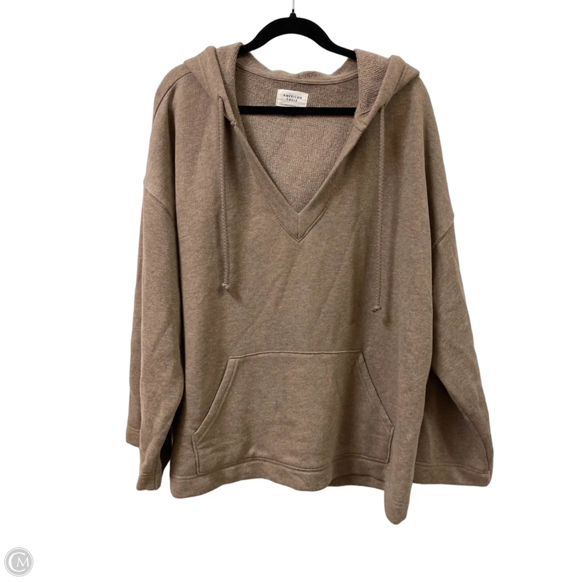 Sweatshirt Hoodie By American Eagle In Brown, Size: Xl