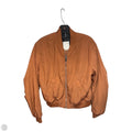 Jacket Moto By Divided In Orange, Size: S
