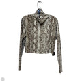 Top Long Sleeve By Nakedwardrobe In Snakeskin Print, Size: 1x