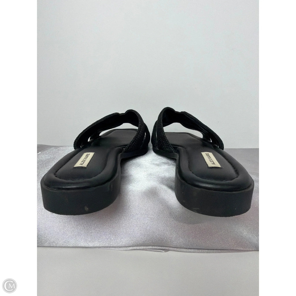 Sandals Flats By Alex Marie In Black, Size: 6.5