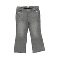 Jeans Wide Leg By Lane Bryant In Grey Denim, Size:24