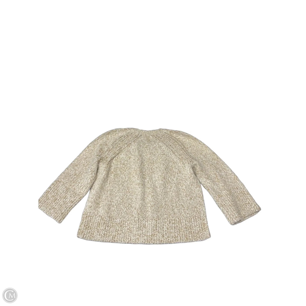 Sweater By Talbots In Cream & Tan, Size: Xlp