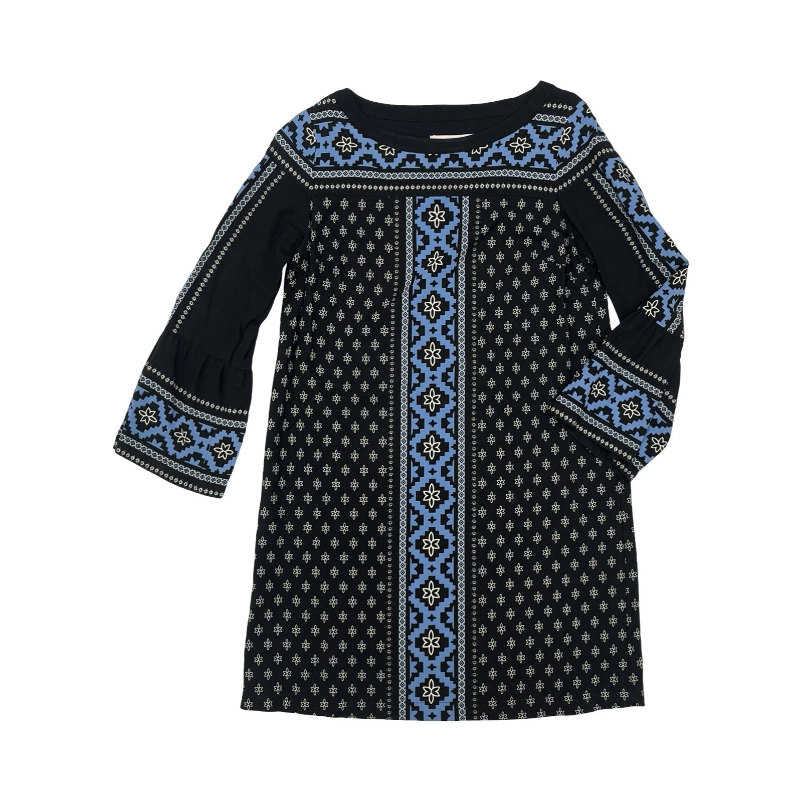 Dress Casual Short By Loft In Black & Blue, Size:Sp