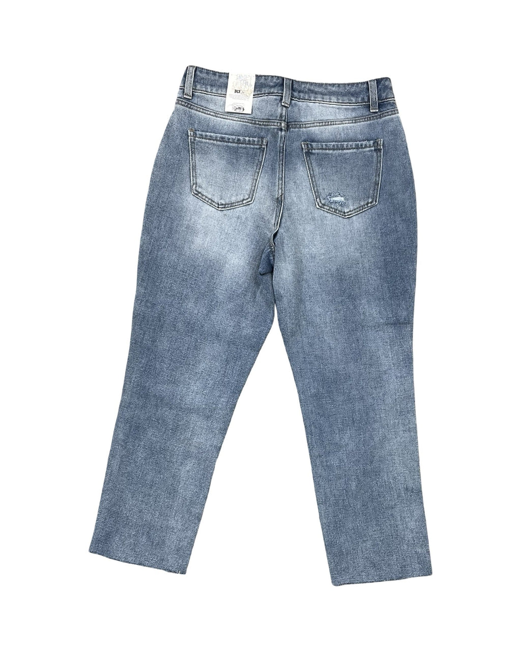 Jeans Cropped By Time And Tru In Blue Denim, Size:8