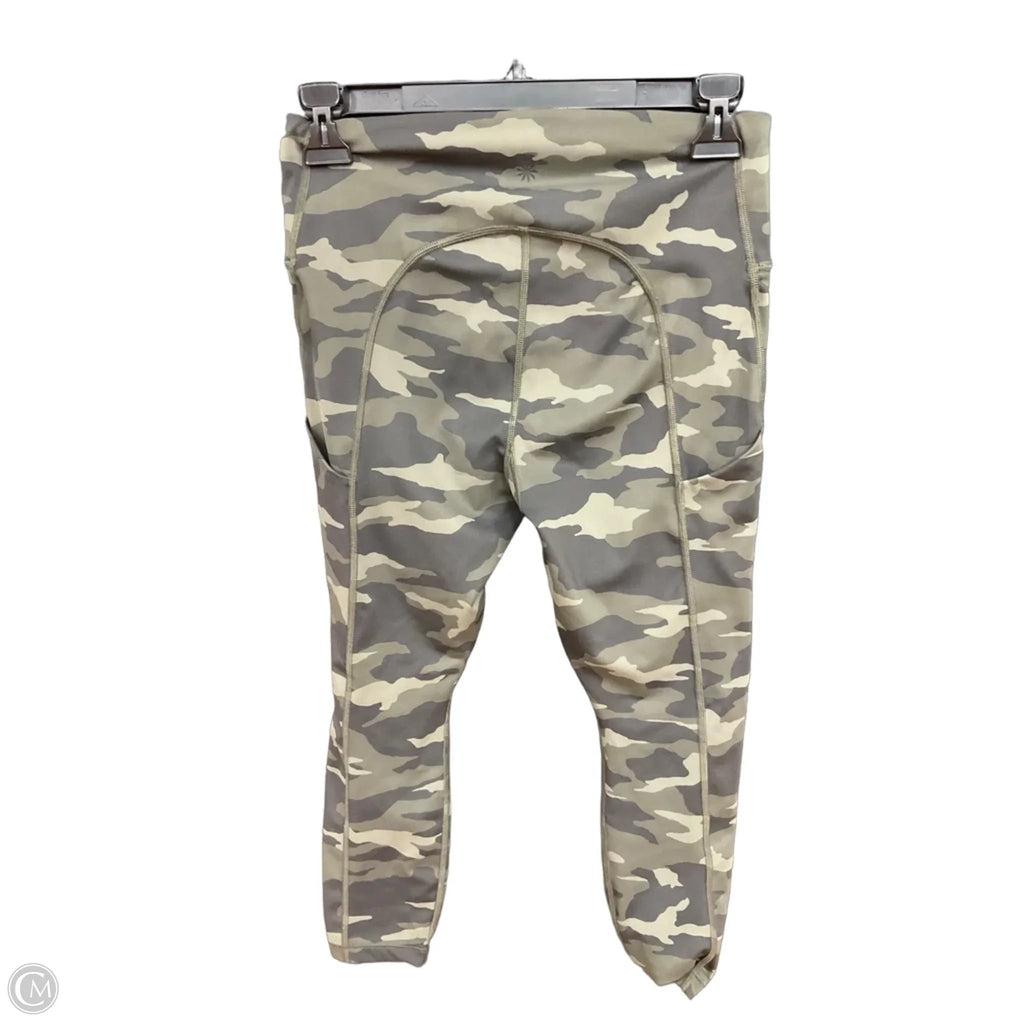 Athletic Leggings By Athleta In Camouflage Print, Size: S