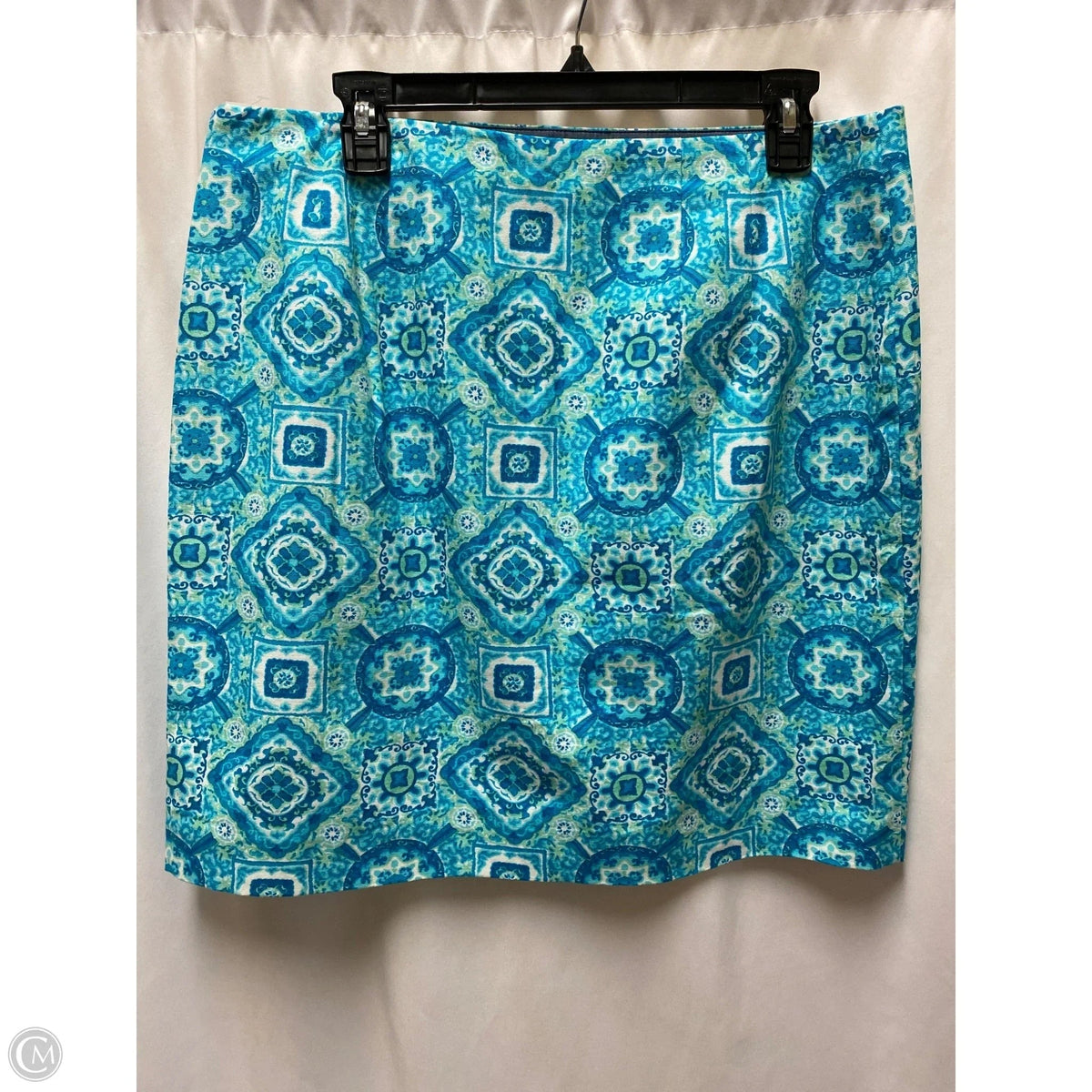 Skirt Mini & Short By Talbots In Teal, Size: L