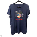 Top Short Sleeve By Disney In Animal Print, Size: 2x