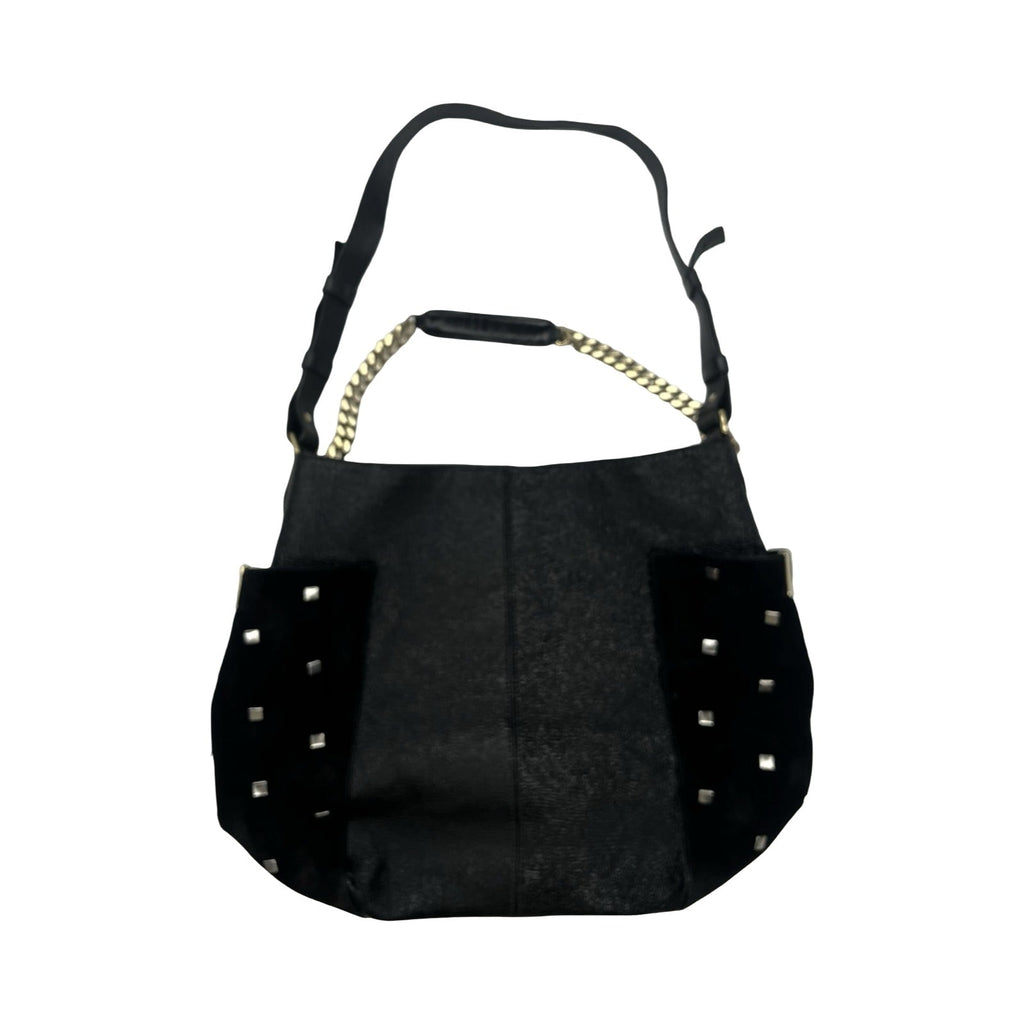 Handbag Luxury Designer By Jimmy Choo In Black, Size:Medium