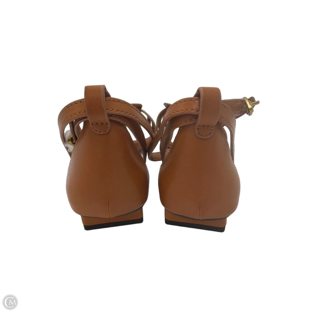 New! Shoes Flats By Franco Sarto In Brown, Size: 8