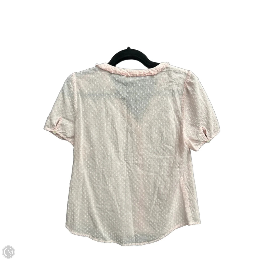 Top Short Sleeve By Clothes Mentor In Pink, Size: S