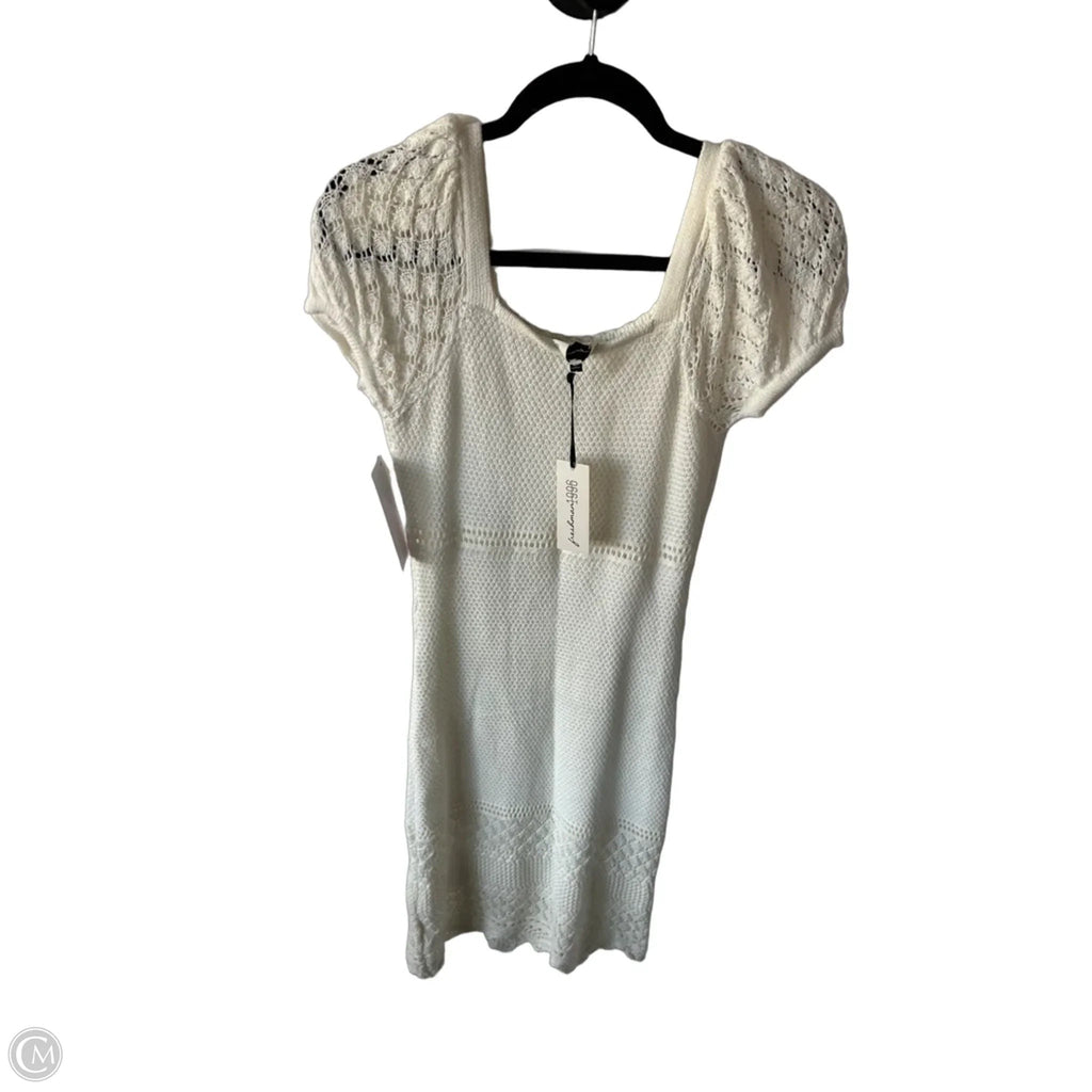 Dress Work By Freshman In Cream, Size: S