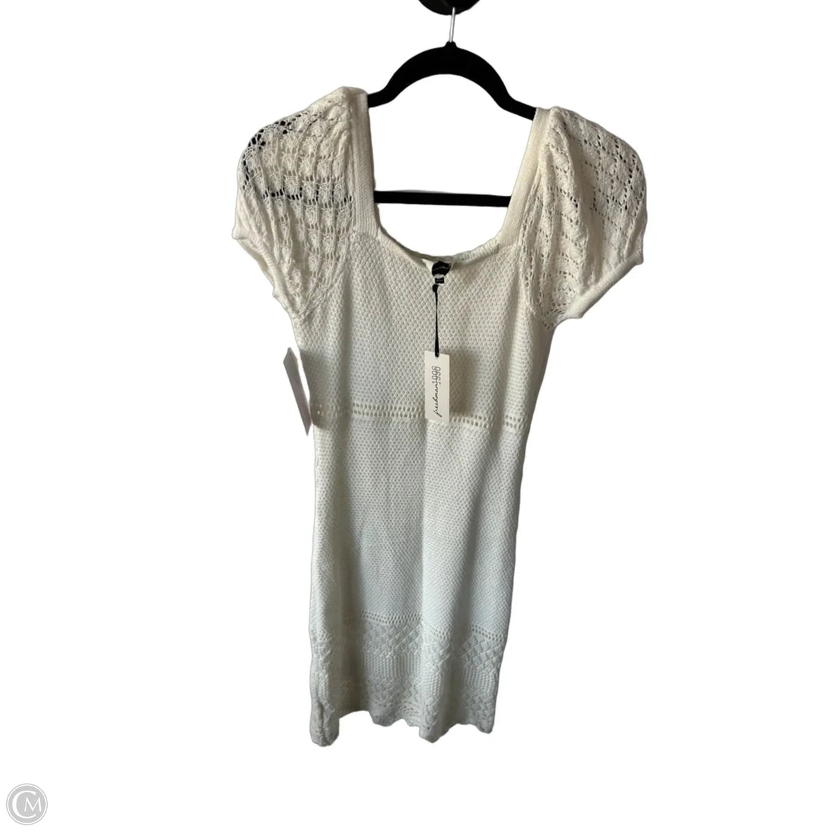 Dress Work By Freshman In Cream, Size: S