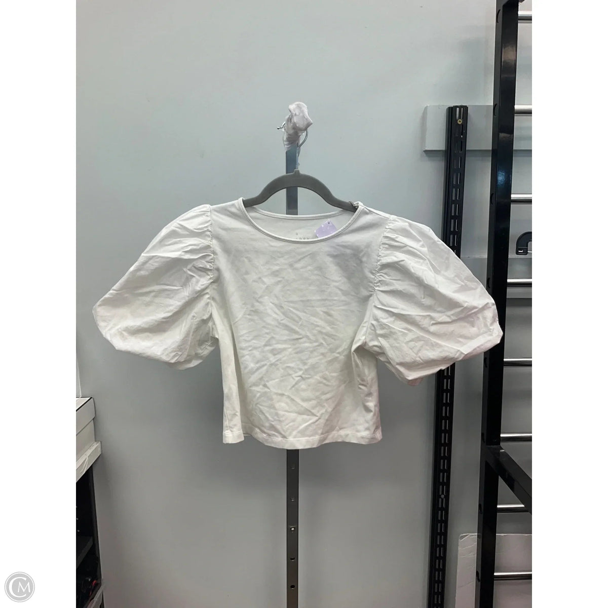 Top Short Sleeve By A New Day In White, Size: Xs
