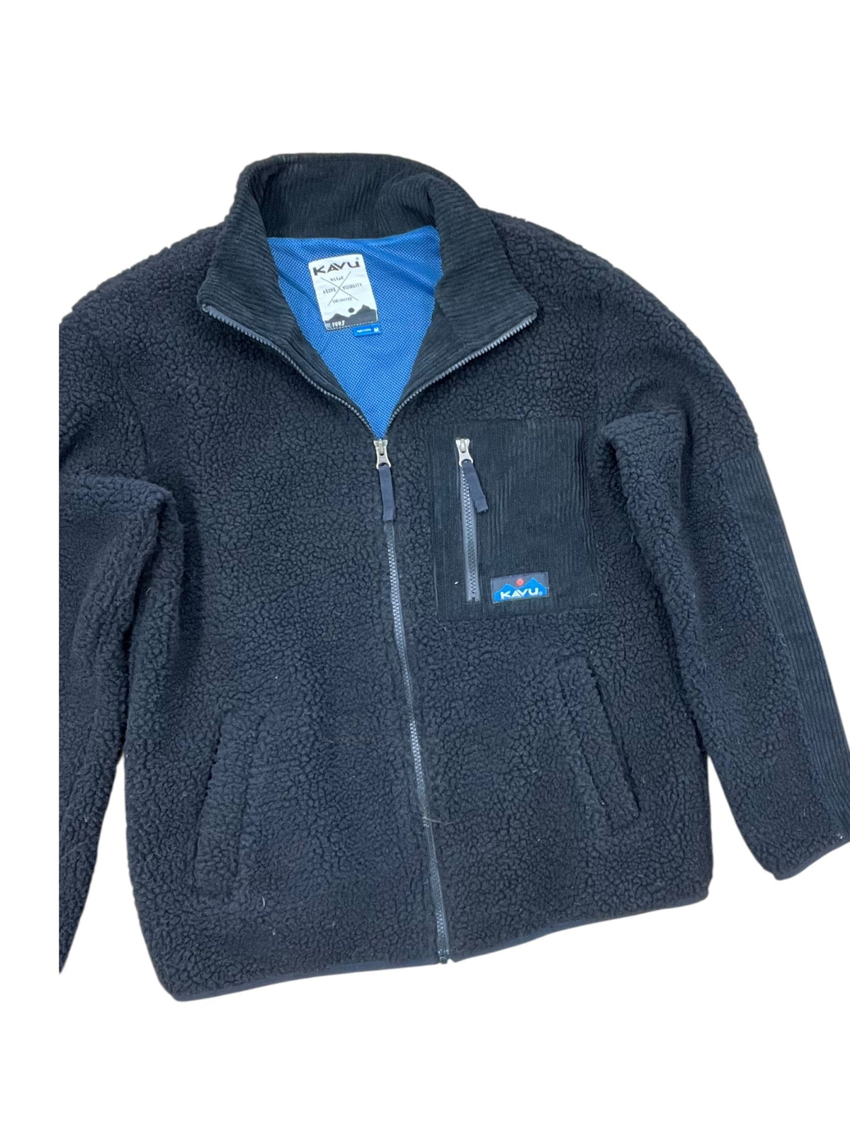 Coat Faux Fur & Sherpa By Kavu In Black, Size:M