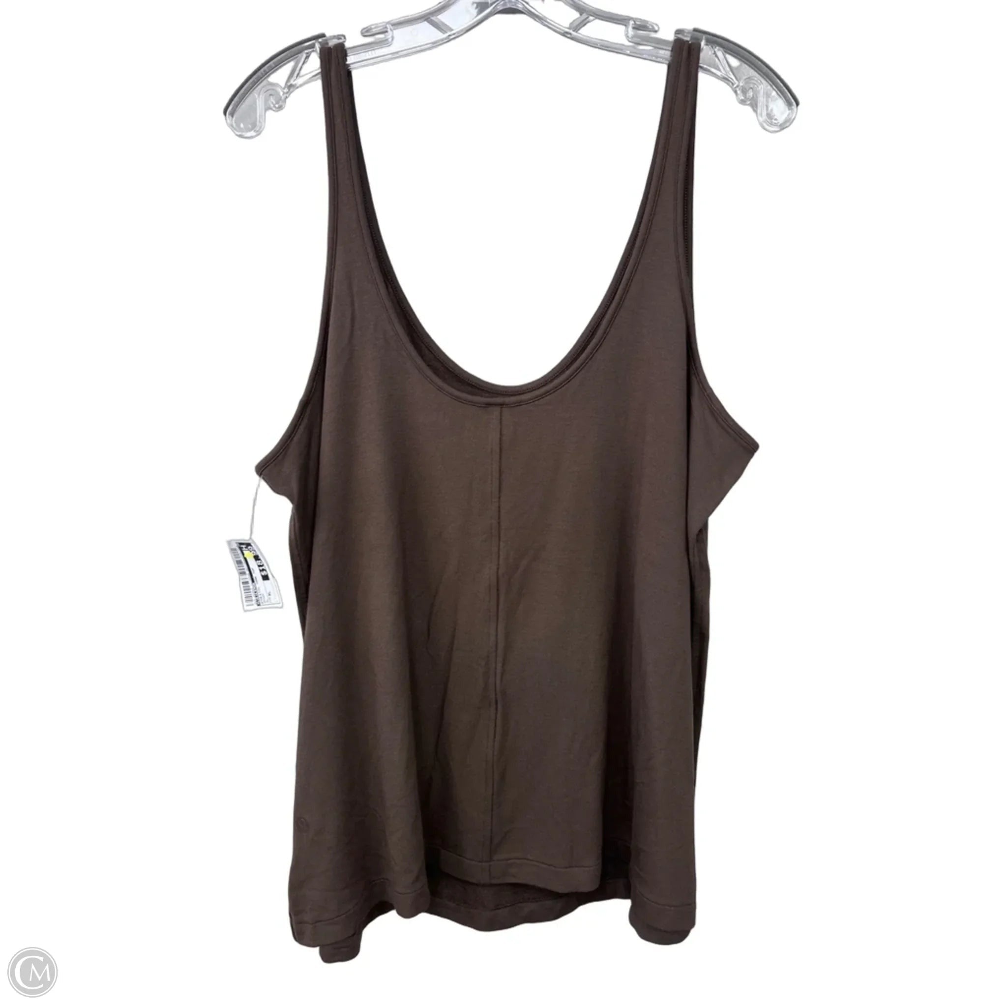 Athletic Tank Top By Lululemon In Brown, Size: Xl
