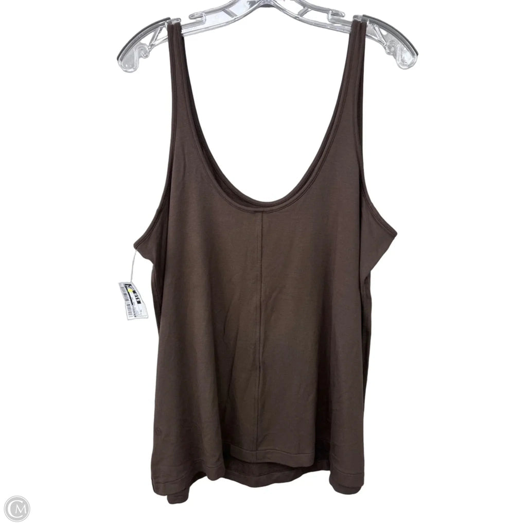 Athletic Tank Top By Lululemon In Brown, Size: Xl